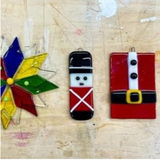 Dec 3 Fused Glass: Holiday Ornament
