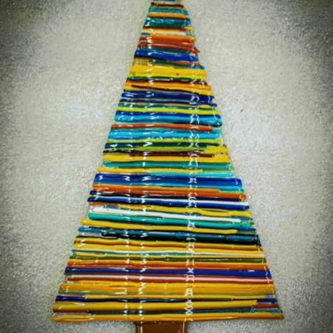 Dec 3 Fused Glass: Holiday Ornament