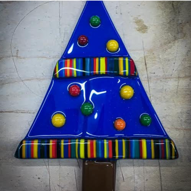 Dec 3 Fused Glass: Holiday Ornament