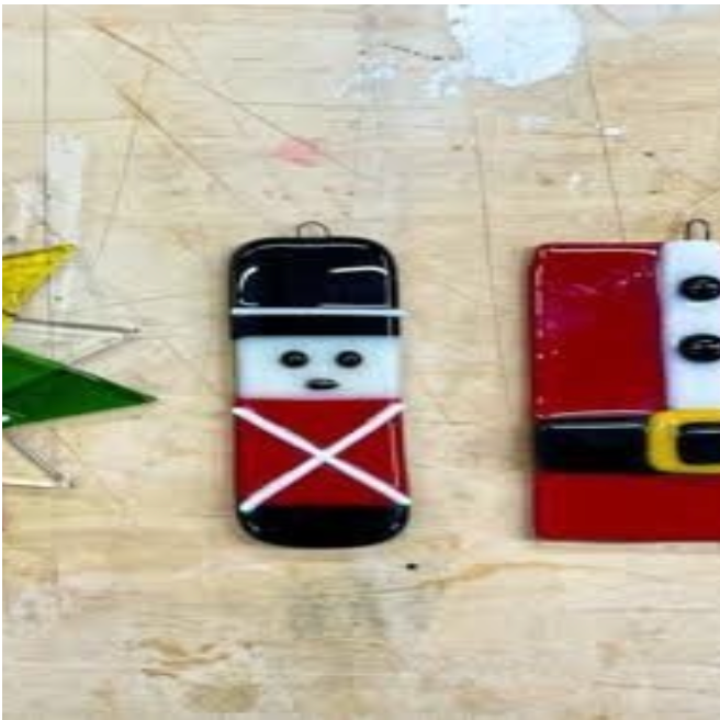Dec 3 Fused Glass: Holiday Ornament
