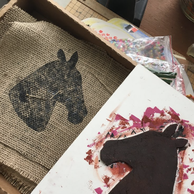 Kids Birthday Party: Horse Stitchery