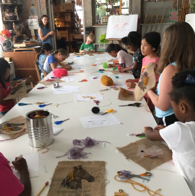 Kids Birthday Party: Horse Stitchery