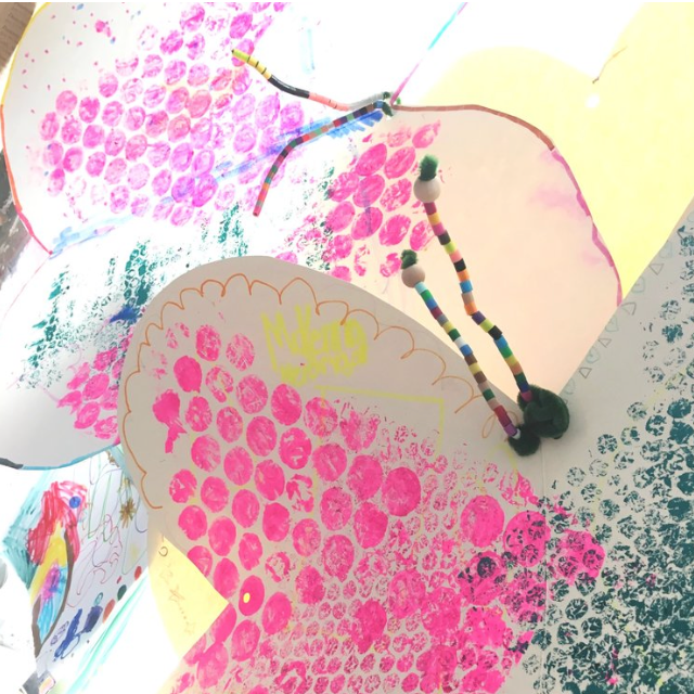 Kids Birthday Party: Butterfly Printmaking