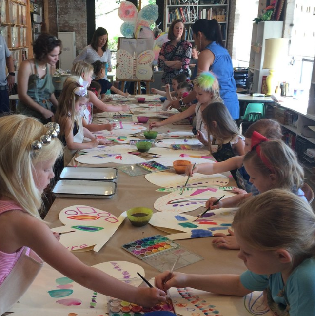 Kids Birthday Party: Butterfly Printmaking