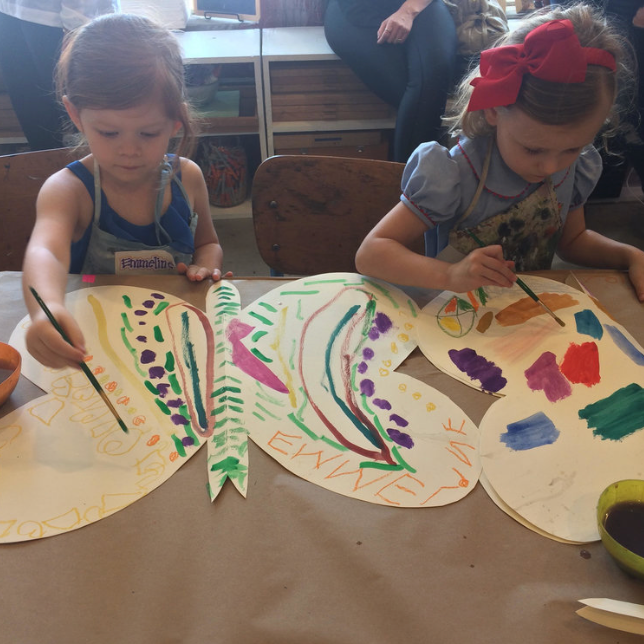 Kids Birthday Party: Butterfly Printmaking