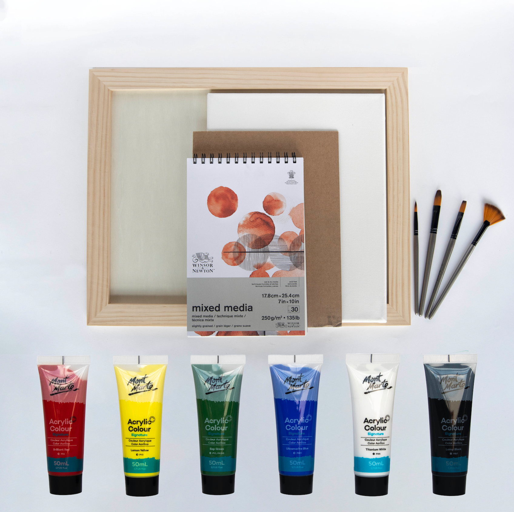 Teen Painting Course Kit – Oil & Cotton