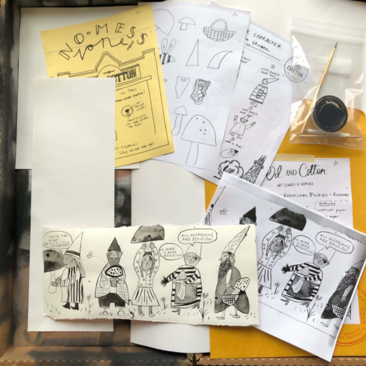 March 15 Illustration and Ink Afternoon Camp