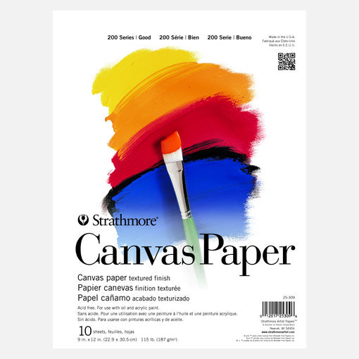 Strathmore Canvas Paper 200 series 9x12