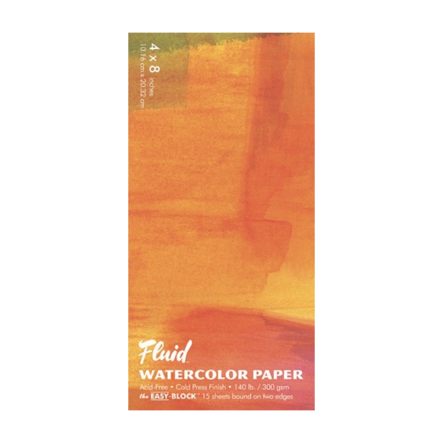 Fluid 15 Sheet Cold Pressed Watercolor Paper Blocks