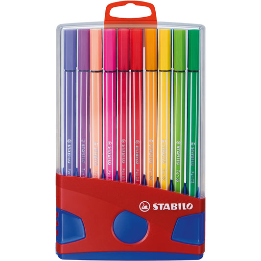 STABILO Pen 68 Color Parade Marker Set, 10-Colors