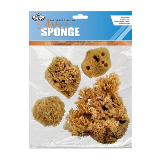 Royal & Langnickel Natural Sea Sponge Set 4pcs