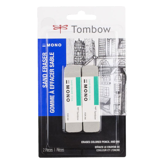 Tombow MONO Sand Eraser 512A 2pk