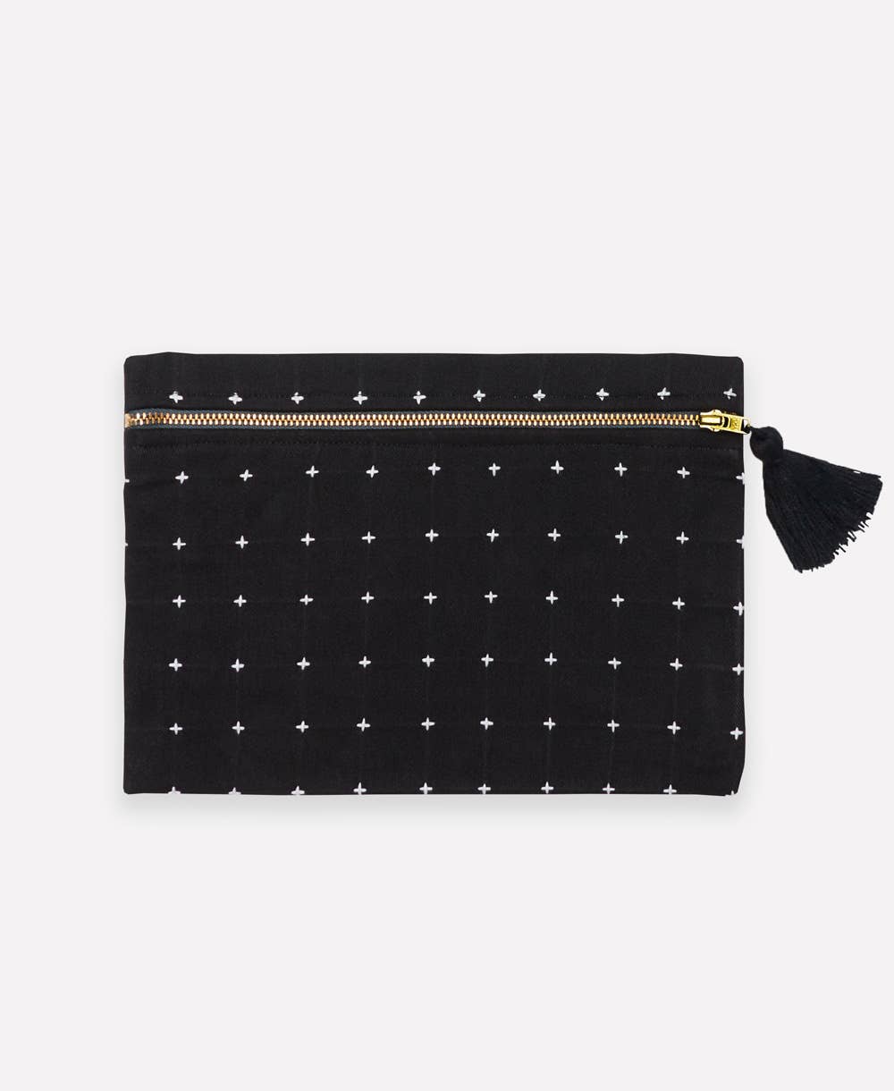 Cross-Stitch Pouch Clutch