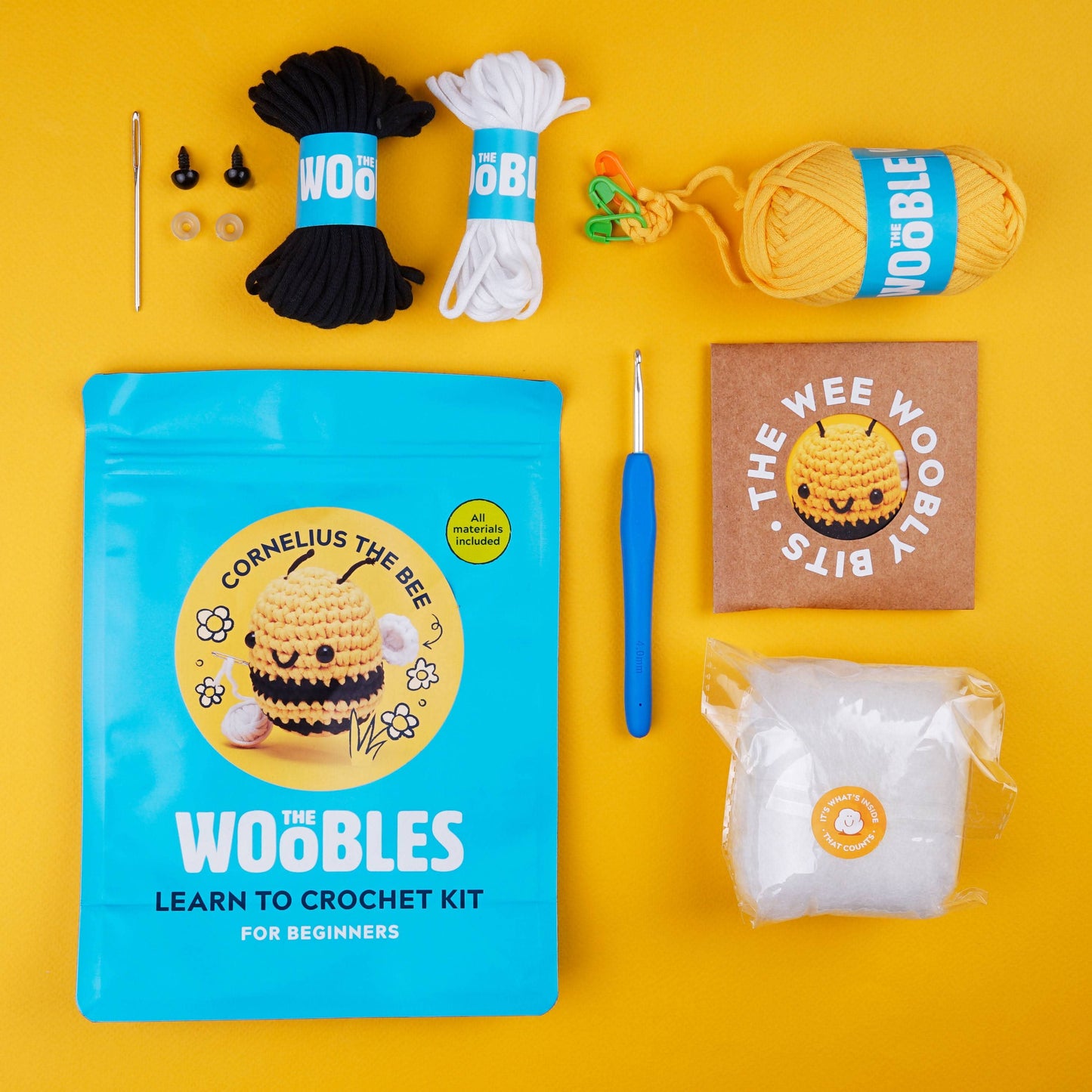 Woobles Cornelius the Bee Crochet Kit