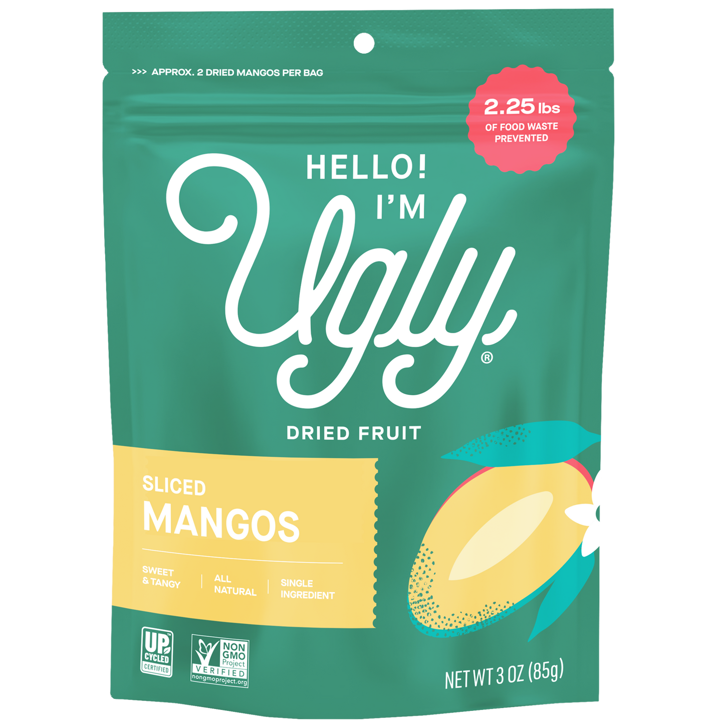 3oz Dried & Sliced Mangos