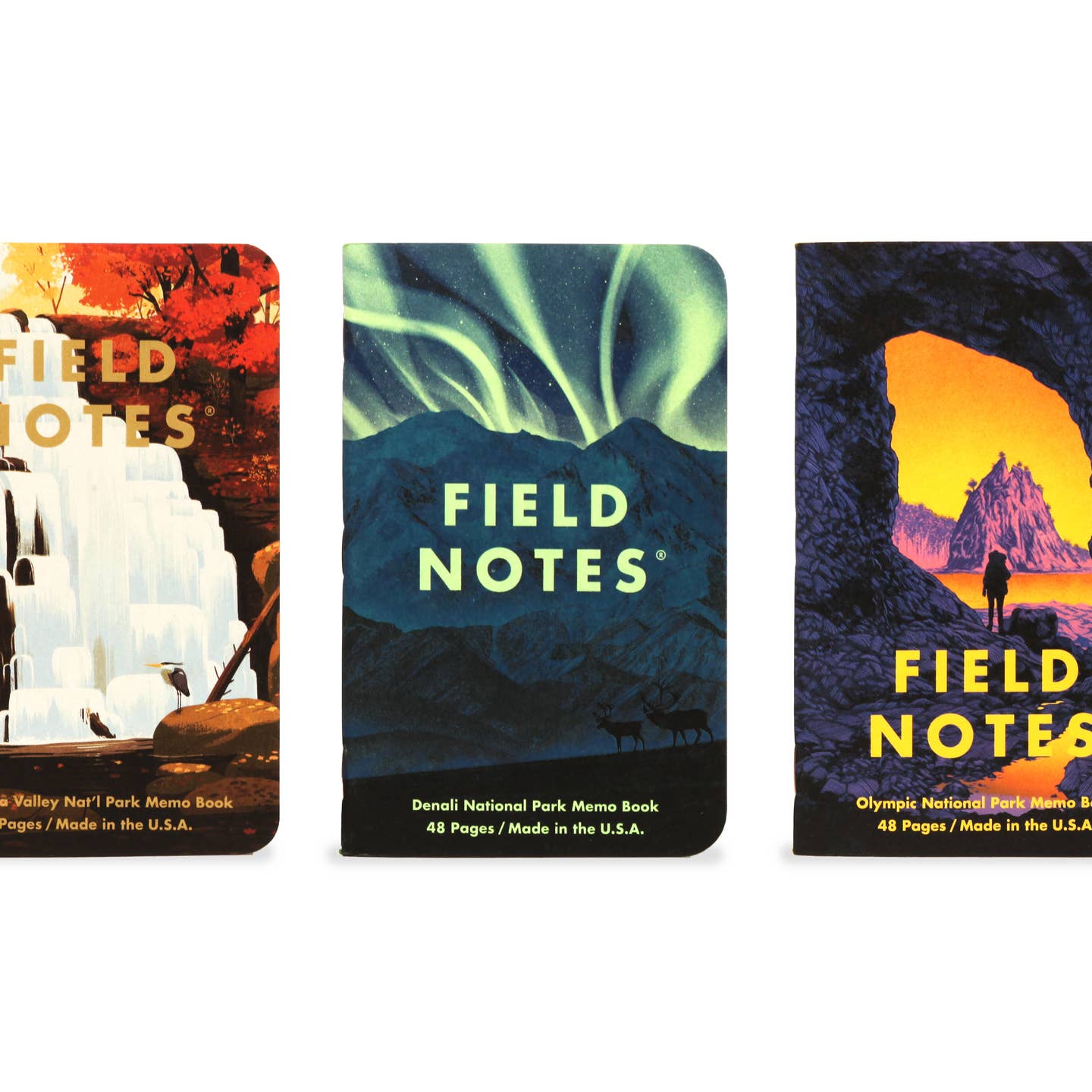 Field Notes Memo Book 3-pack: National Parks - Series E