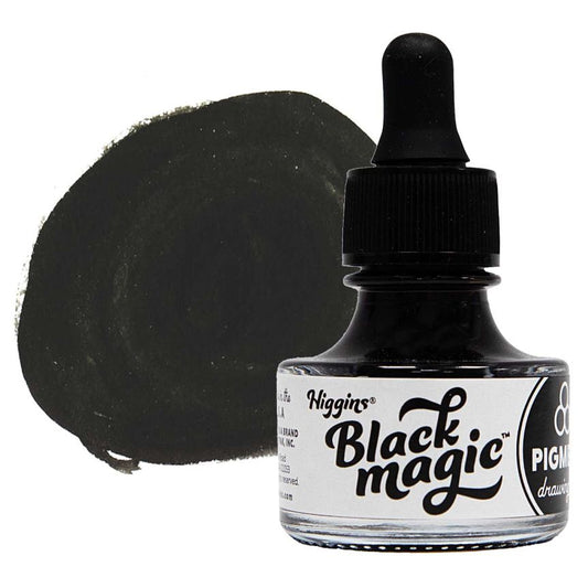 Higgins Black Magic Pigment Drawing Ink
