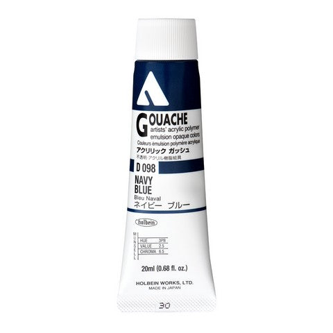 Holbein Acryla Gouache 20 ml tubes