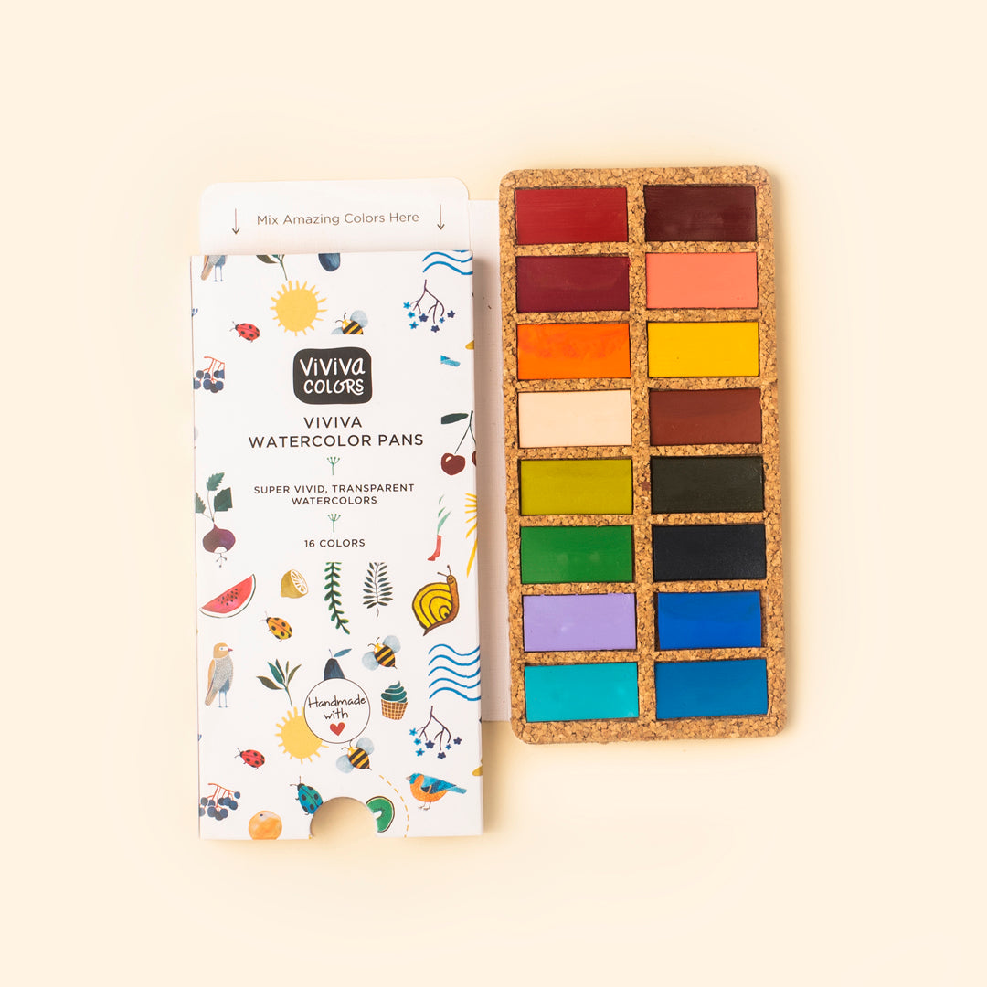 Viviva Watercolor Pans Sets