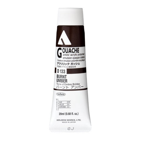 Holbein Acryla Gouache 20 ml tubes