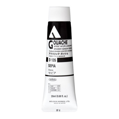 Holbein Acryla Gouache 20 ml tubes