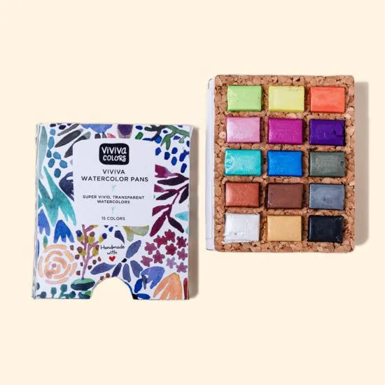 Viviva Watercolor Pans Sets