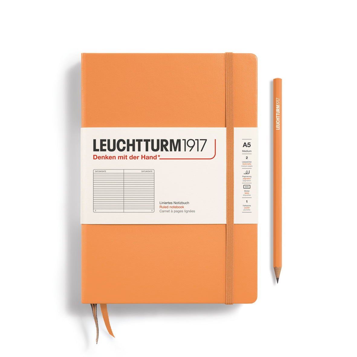 Leuchtturm1917 Apricot Notebook Medium (A5)