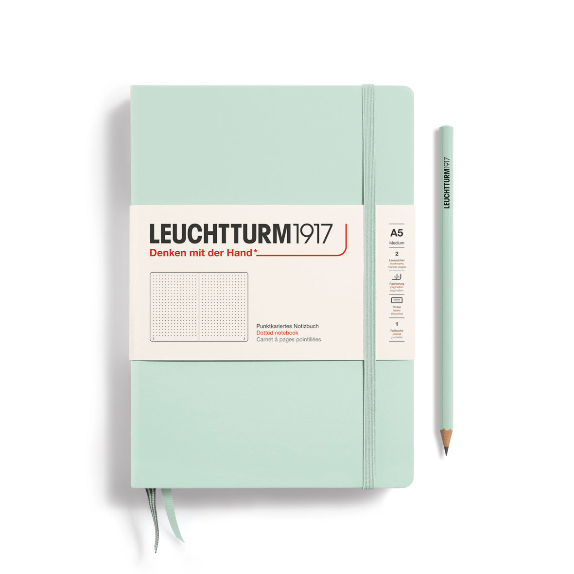 Leuchtturm1917 Classic Hardcover Mint Green Notebook Medium (A5)