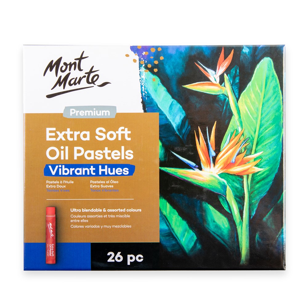 Mont Marte Extra Soft Oil Pastels 26pc