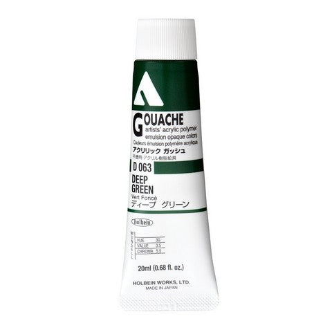 Holbein Acryla Gouache 20 ml tubes
