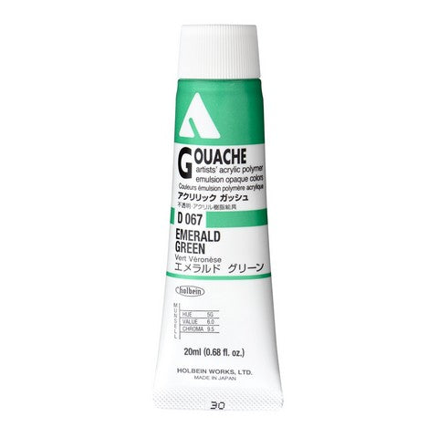 Holbein Acryla Gouache 20 ml tubes