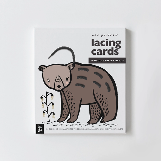 Lacing Cards Woodland Animals