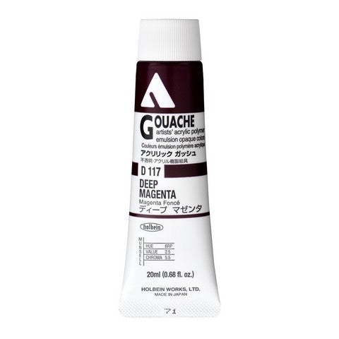 Holbein Acryla Gouache 20 ml tubes