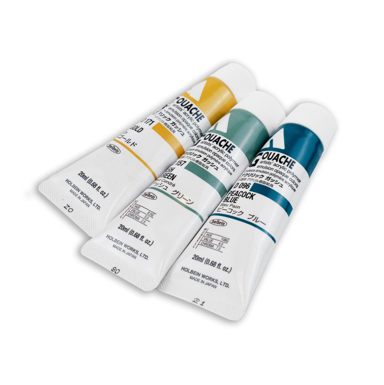 Holbein Acryla Gouache 20 ml tubes