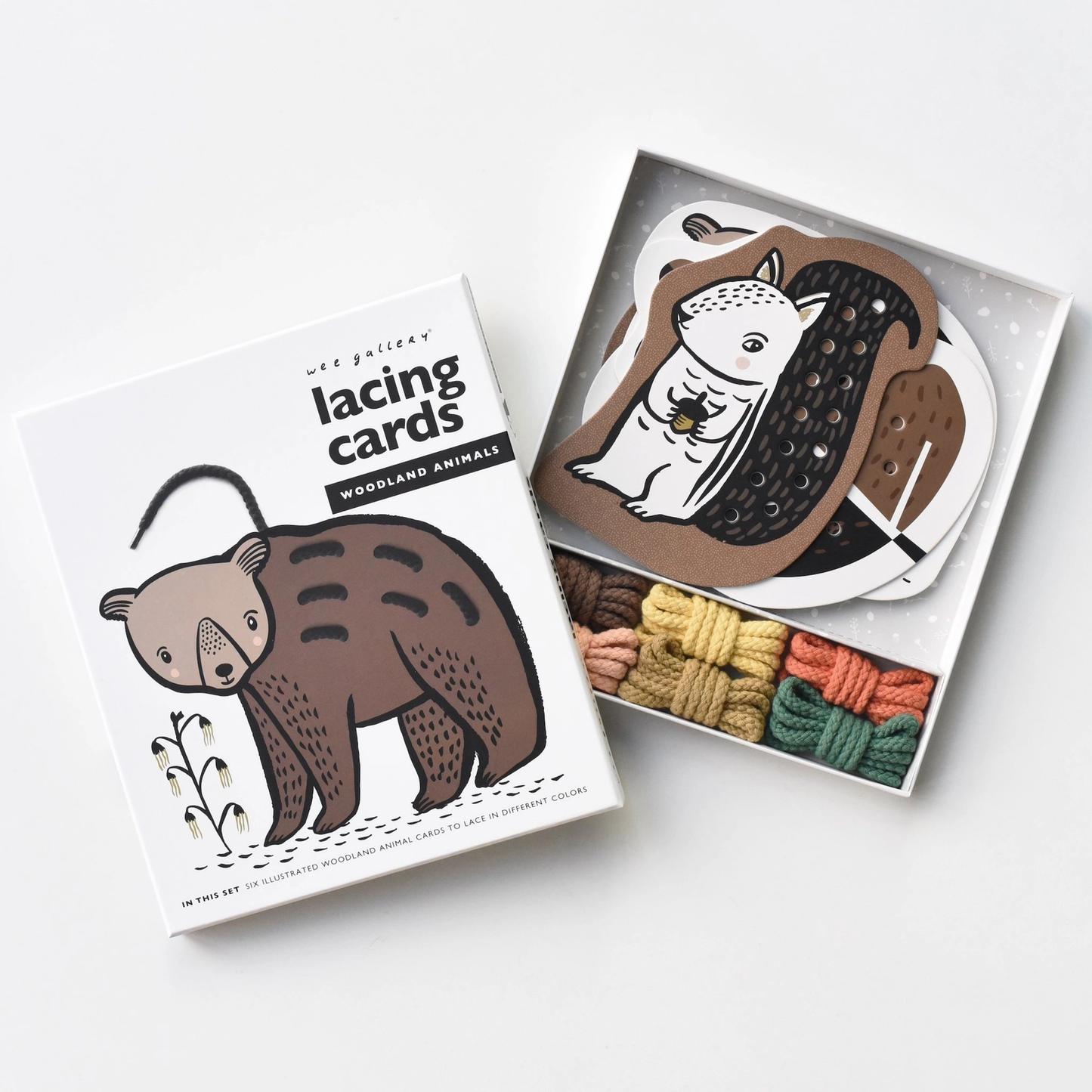 Lacing Cards Woodland Animals