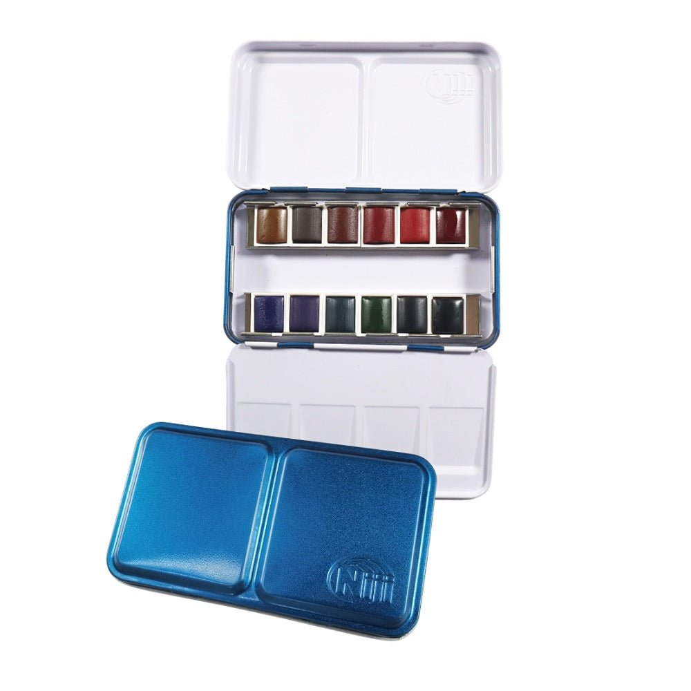 Yasutomo Niji Artist Watercolor Half Pan Sets