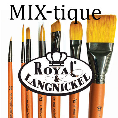 Royal & Langnickel MIX-tique Standard Handle All Media Brushes