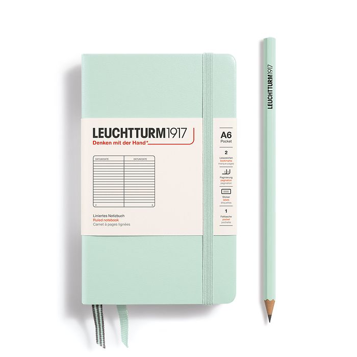 Leuchtturm1917 Classic Mint Green Notebook Pocket (A6)