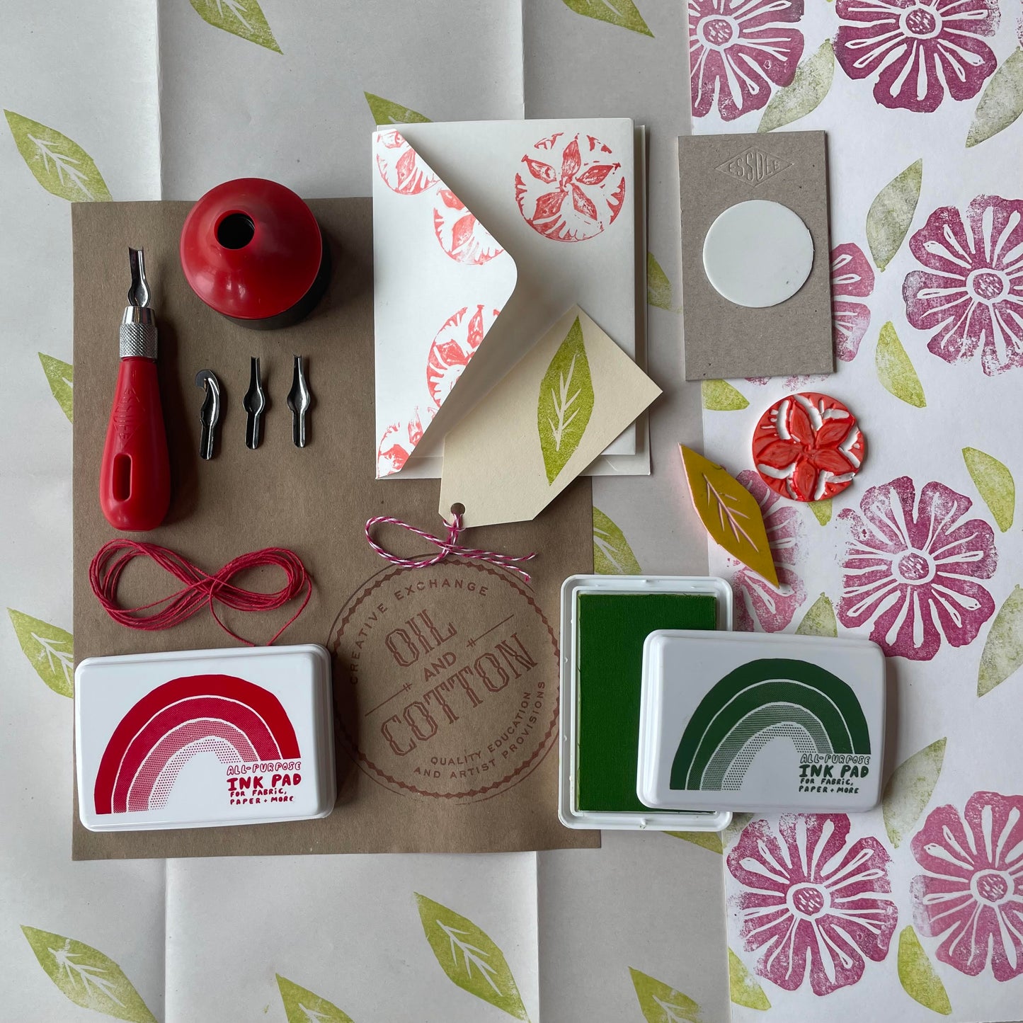 Capital One Kit: Block Printing Holiday Cards with Kenya Diaz of Oil and Cotton
