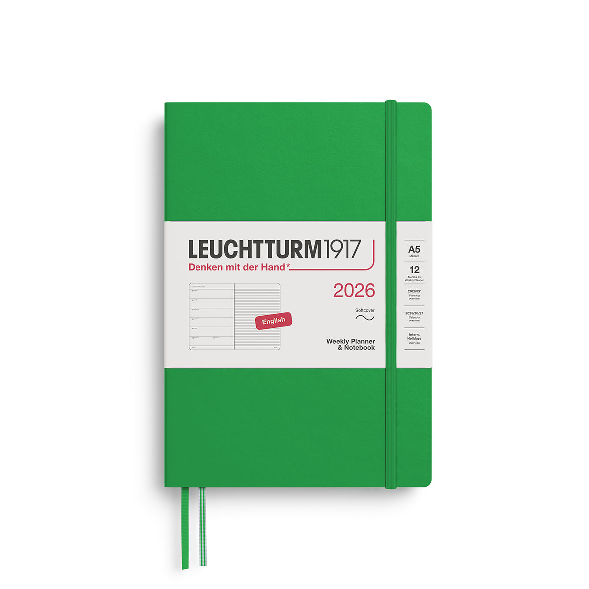 Leuchtturm1917 Weekly Planner & Notebook 2026 A5