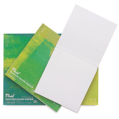 Fluid 15 Sheet Hot Pressed Watercolor Paper Blocks