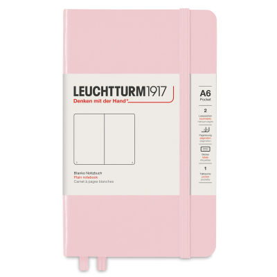 Classic Hardcover Powder Leuchtturm Notebook Pocket (A6)