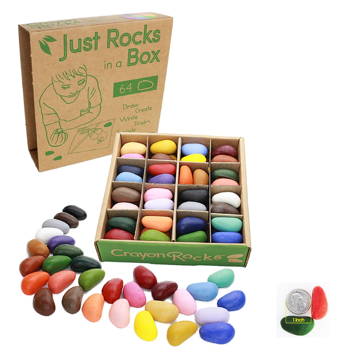 Crayon Rocks- 32 colors / 64 crayons