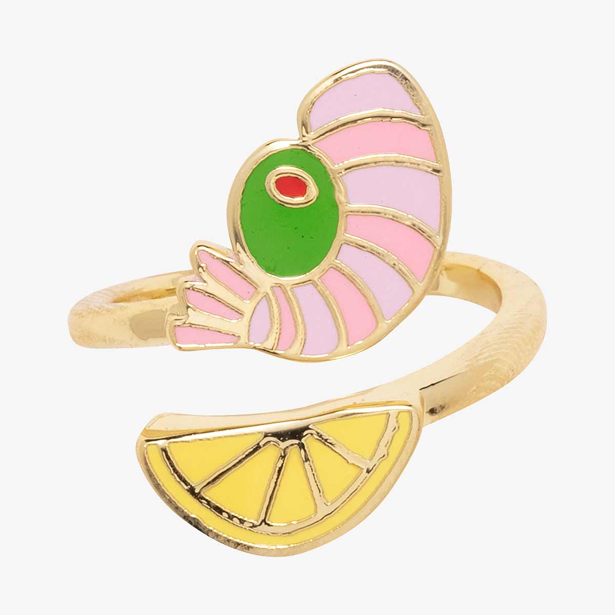 Yellow Owl Adjustable Rings