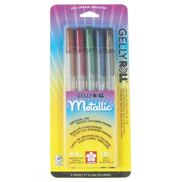 Gelly Roll Dark Metallic 5 pack