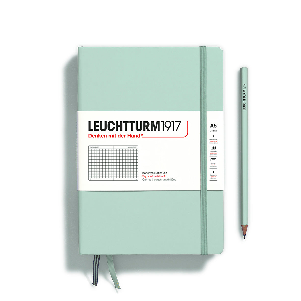 Leuchtturm1917 Classic Hardcover Mint Green Notebook Medium (A5)