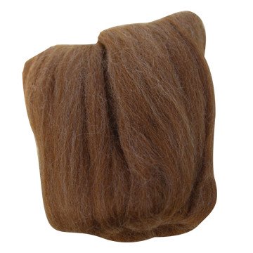 Clover Natural Wool Roving Fibers