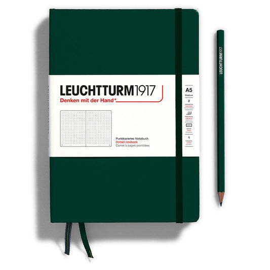 Leuchtturm1917 Classic Hardcover Forest Green Notebook Medium (A5)