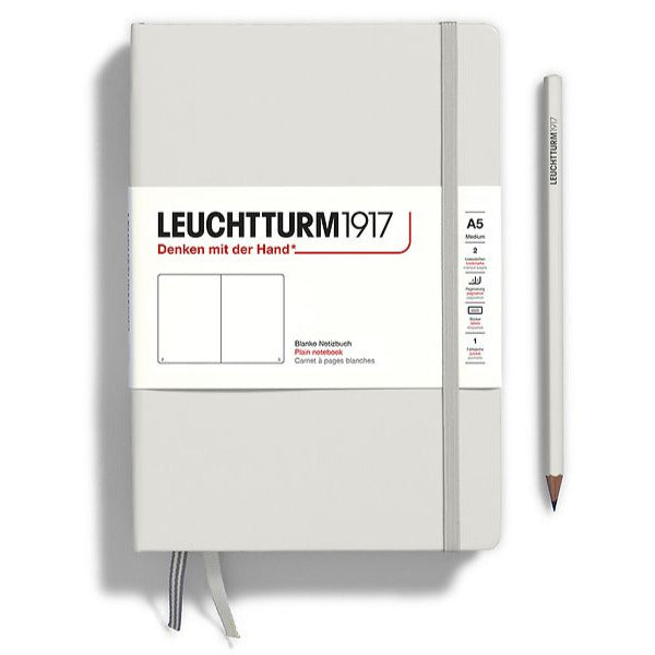 Leuchtturm1917 Classic Hardcover Light Grey Notebook Medium (A5)