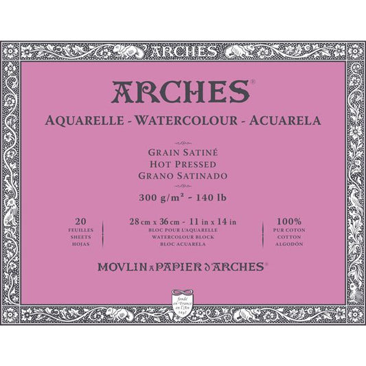 Arches Hot Pressed Watercolor Block